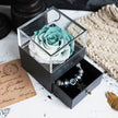 Eternal Flower Rose Jewelry Box for Birthday Presents Valentines Day Wedding Gift Box