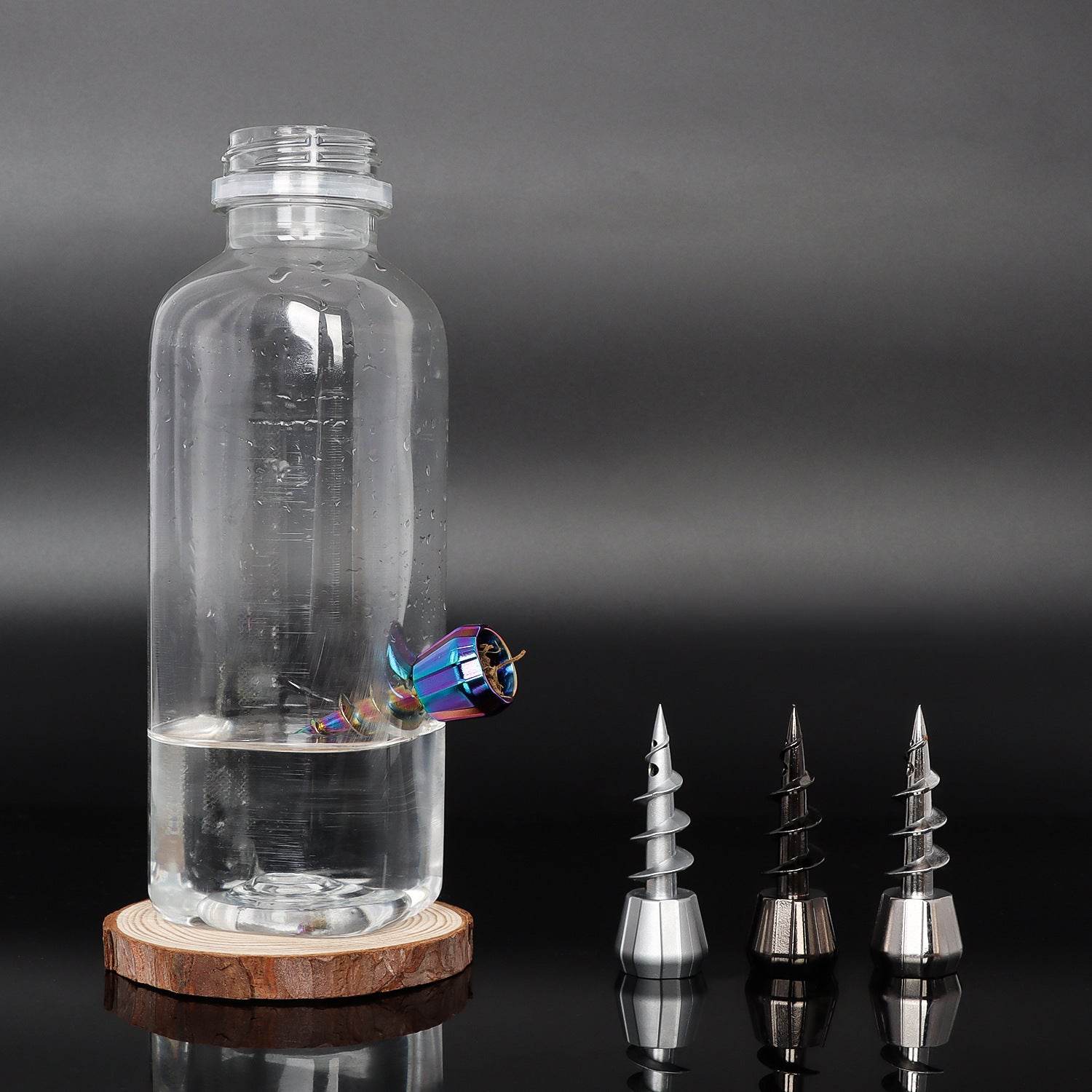23mm Metal Screw Shape Hookah Metal Gun Head Accessories