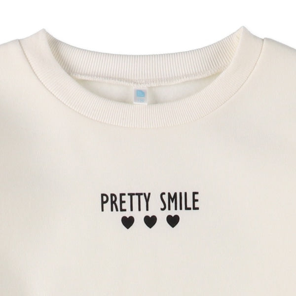 西松屋 裏起毛胸ロゴトレーナー&ジャンパースカートセット 正規品