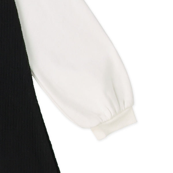 西松屋 ELFINDOLL CLASSIC 表起毛リブ風長袖ワンピース 正規品