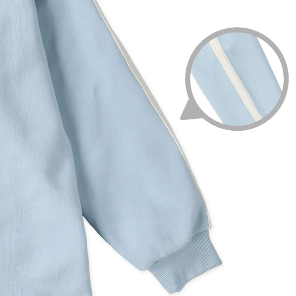 西松屋 ELFINDOLL 裏起毛ハーフジップロゴ長袖ワンピース 正規品