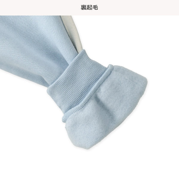 西松屋 ELFINDOLL 裏起毛ハーフジップロゴ長袖ワンピース 正規品