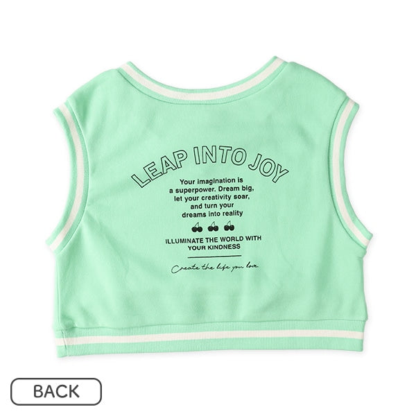 西松屋 裏起毛ベスト付き長袖ワンピース 正規品