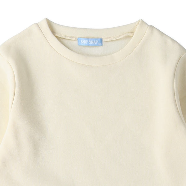 西松屋 裏起毛ベスト付き長袖ワンピース 正規品