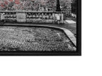 Toile imprimée - Tour Eiffel noir, blanc et rouge - Décoration murale