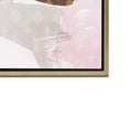 Canvas Wall Art-Pink Lips Overlay-Printed Artwork