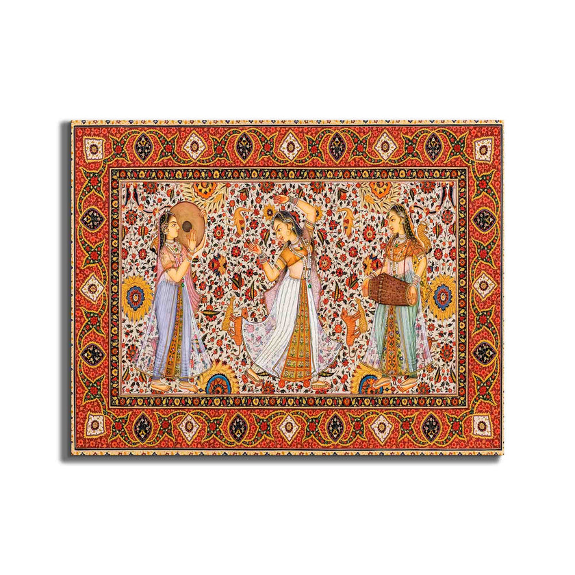 Art mural - Rajasthan - Impression sur toile - Œuvre d'art classique