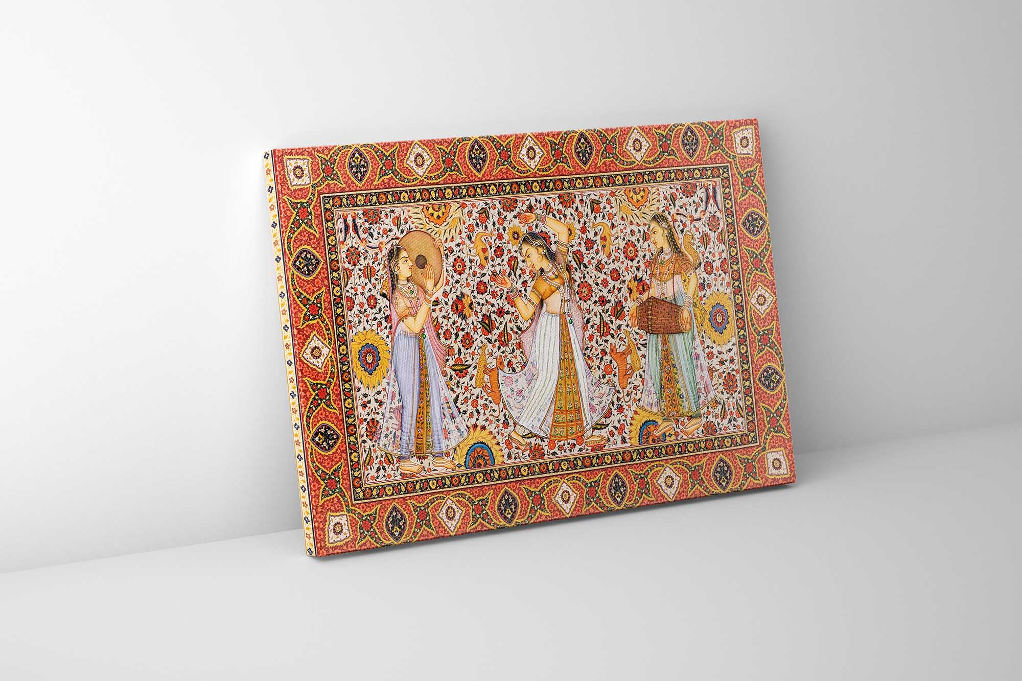 Art mural - Rajasthan - Impression sur toile - Œuvre d'art classique