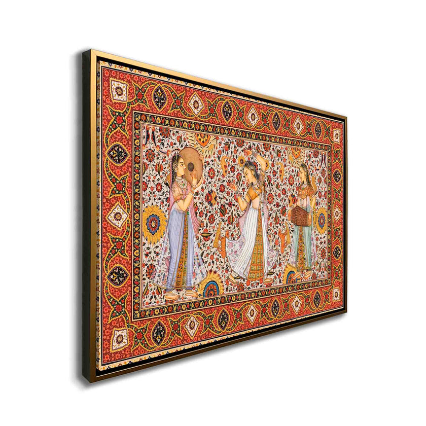 Art mural - Rajasthan - Impression sur toile - Œuvre d'art classique