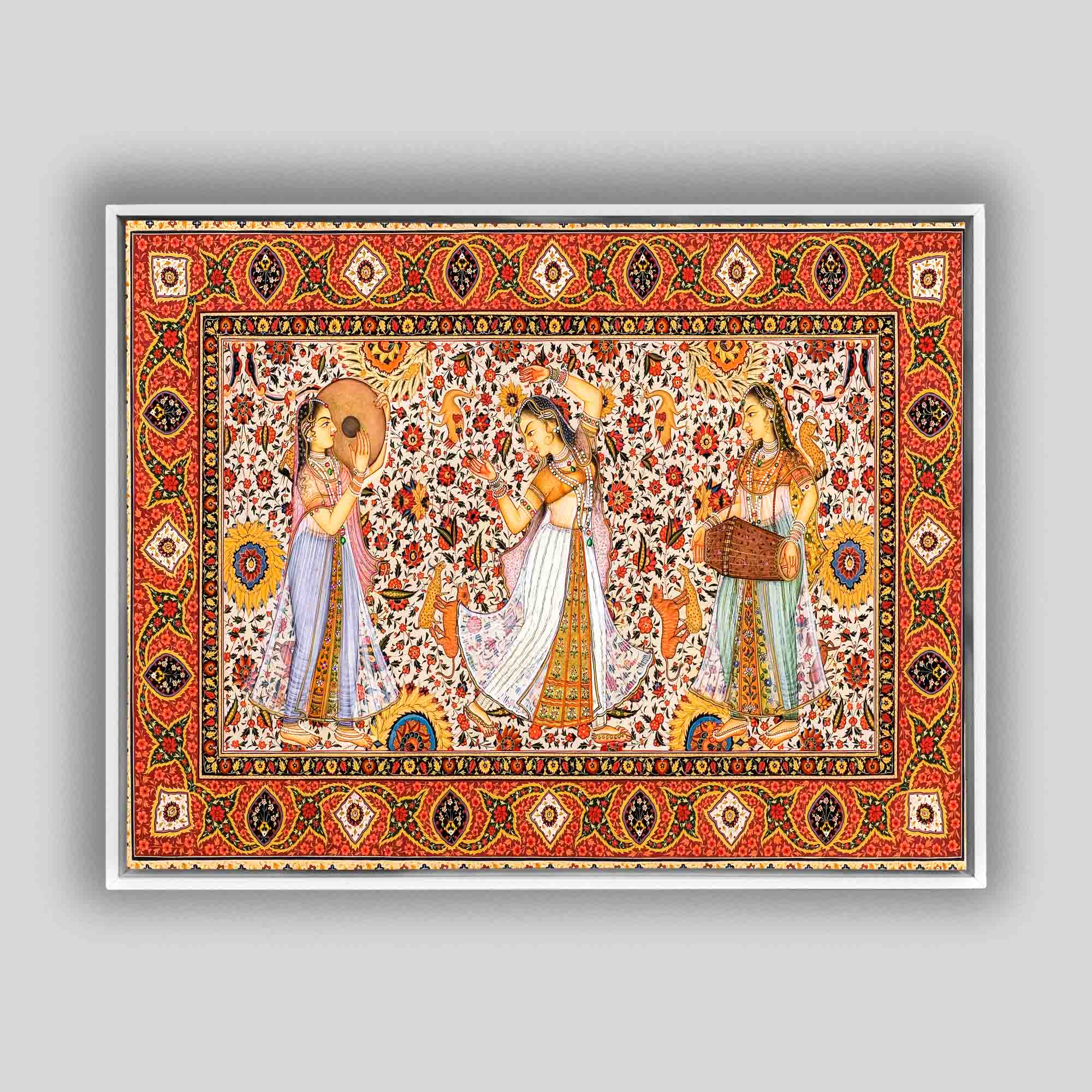 Art mural - Rajasthan - Impression sur toile - Œuvre d'art classique