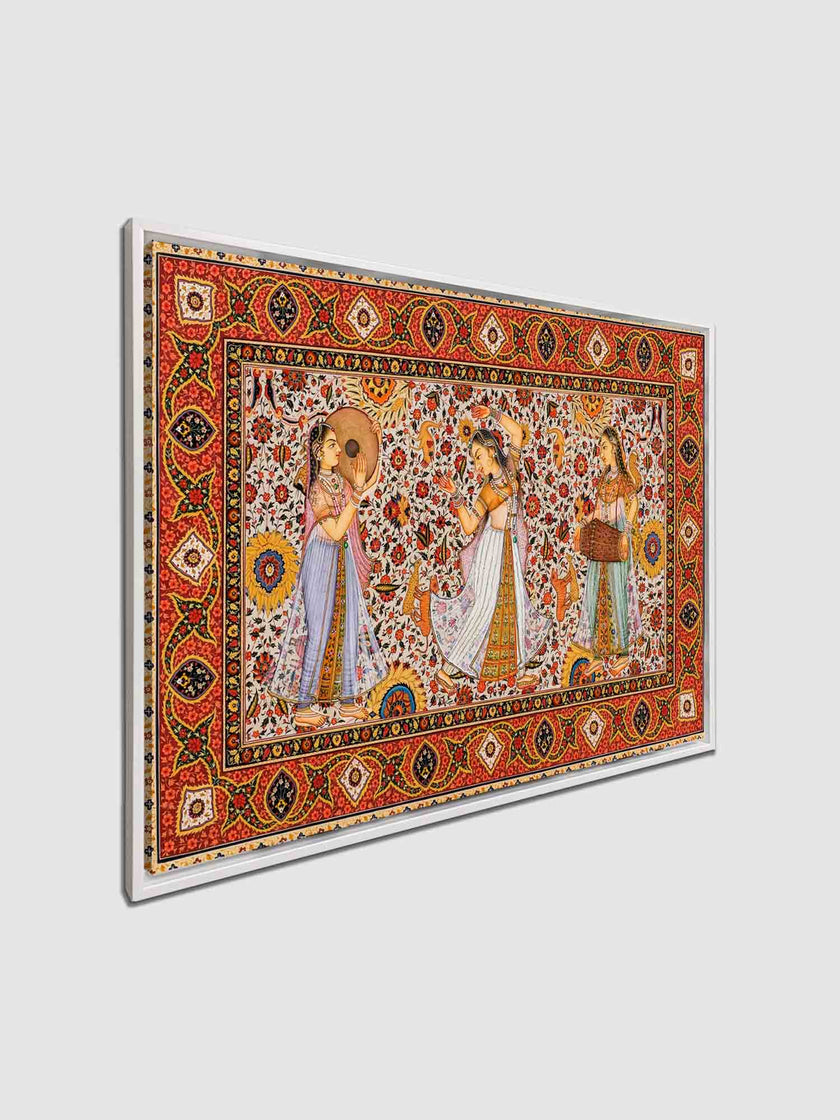 Art mural - Rajasthan - Impression sur toile - Œuvre d'art classique
