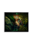 Le léopard dans la nature sauvage - Tableau sur toile représentant un animal -