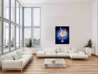 Wall Art-Blue and pink cocktail-Wall art decor