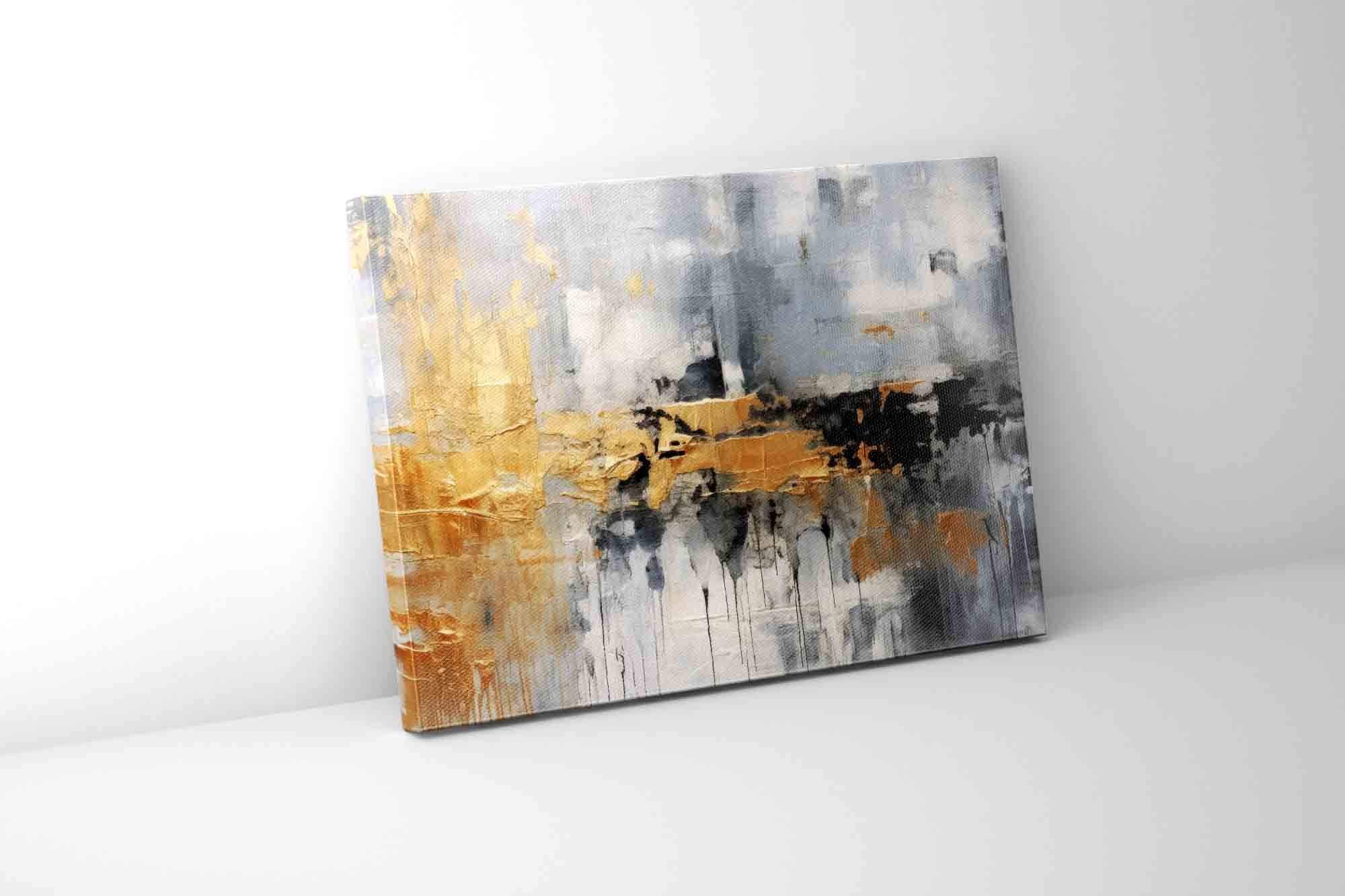 Art mural - Impression sur toile abstraite d'automne