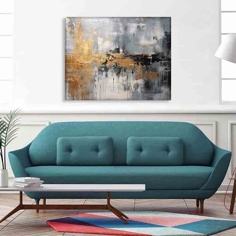 Art mural - Impression sur toile abstraite d'automne
