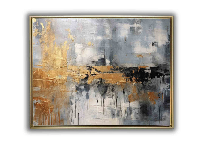 Art mural - Impression sur toile abstraite d'automne