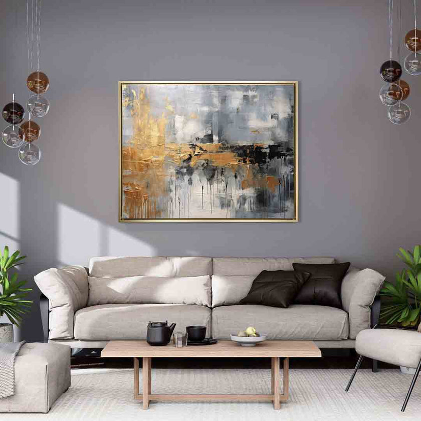 Art mural - Impression sur toile abstraite d'automne