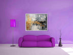 Art mural - Impression sur toile abstraite d'automne