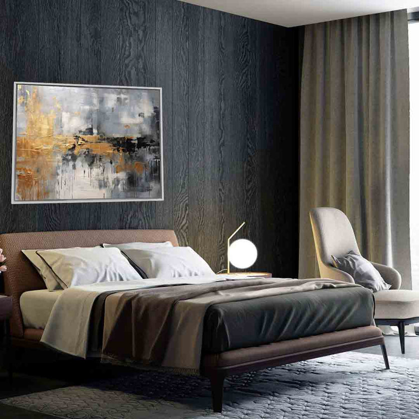 Art mural - Impression sur toile abstraite d'automne