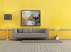 Art mural - Impression sur toile abstraite d'automne