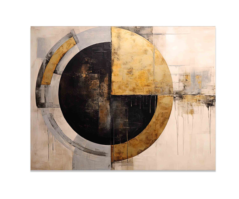 Wall Art Abstract Sun -Canvas print- Modern Art