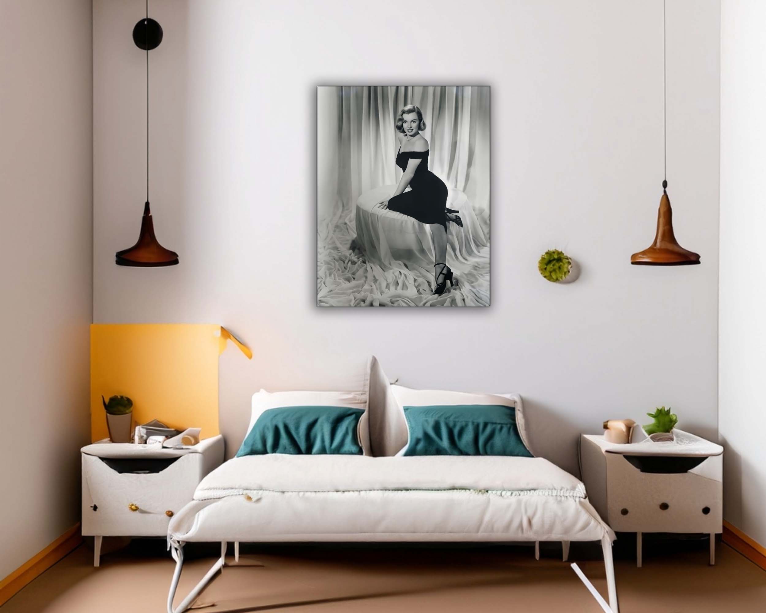 Wall Art - Marilyn dans la pièce - Impression sur toile