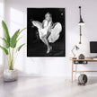 Art mural - Scène emblématique de Marilyn en robe blanche - Impression sur toile