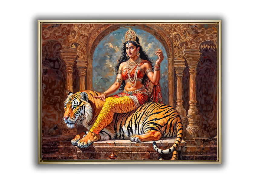 Wall Art -Parvati Canvas Print -Indian Art