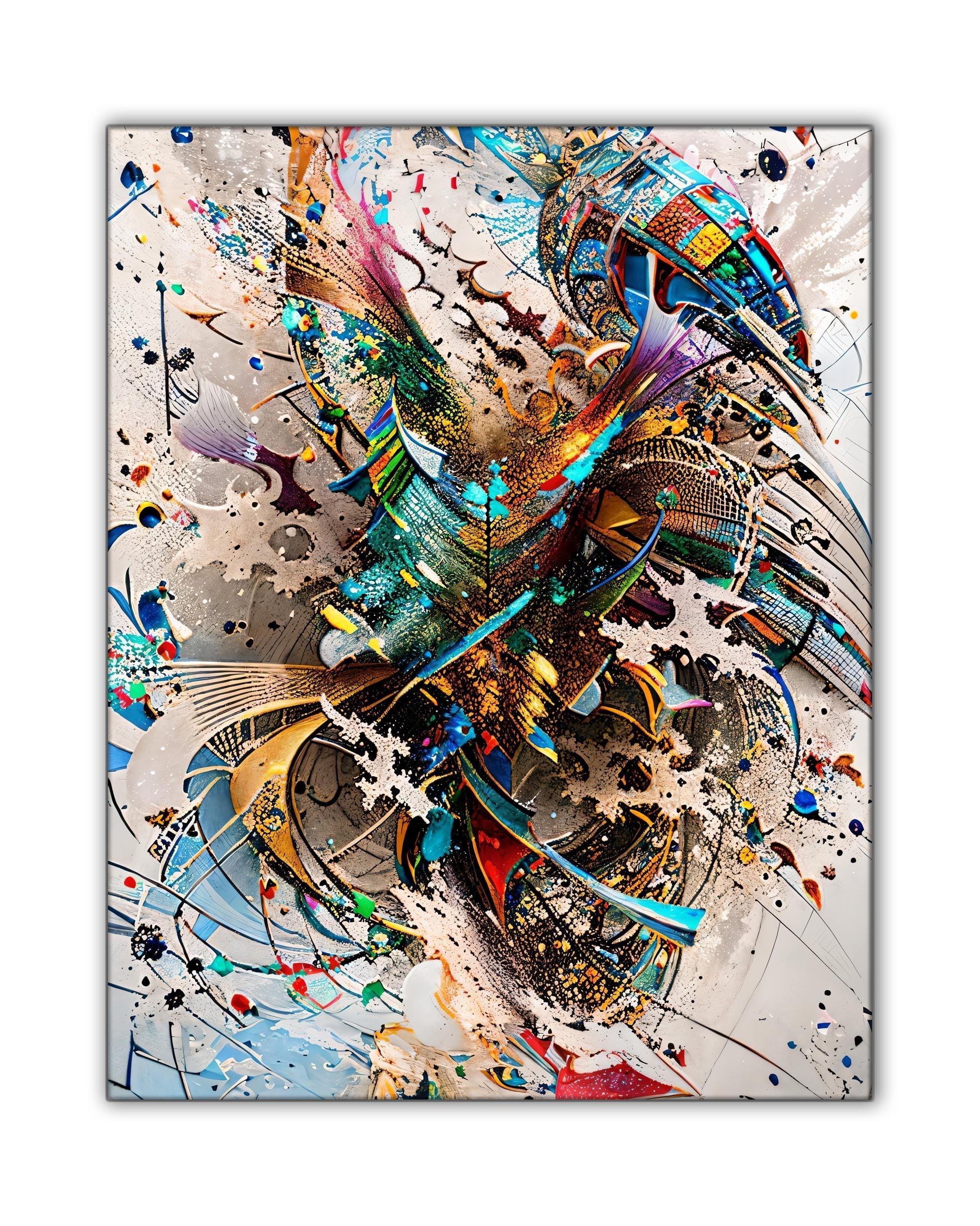 Art mural - Abstrait 1 - Impression sur toile - Œuvre d'art