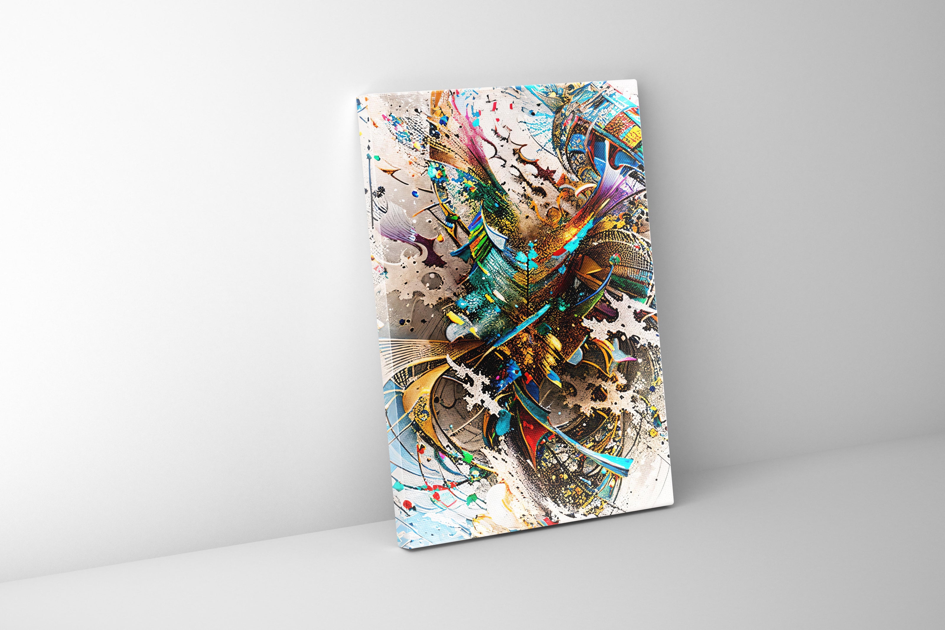 Art mural - Abstrait 1 - Impression sur toile - Œuvre d'art