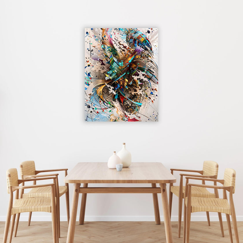 Art mural - Abstrait 1 - Impression sur toile - Œuvre d'art