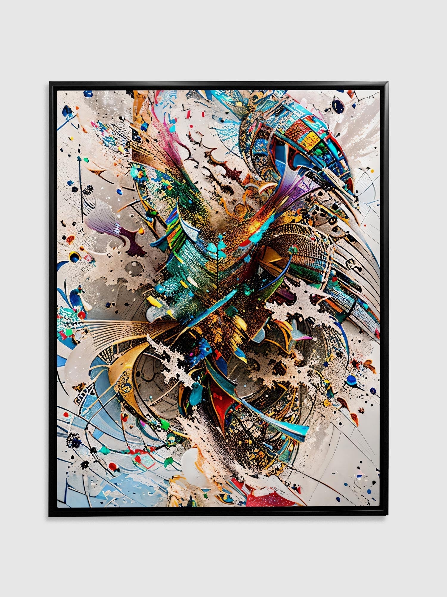 Art mural - Abstrait 1 - Impression sur toile - Œuvre d'art
