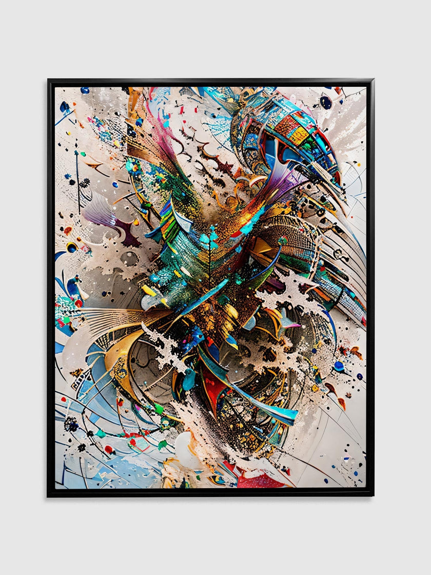 Art mural - Abstrait 1 - Impression sur toile - Œuvre d'art