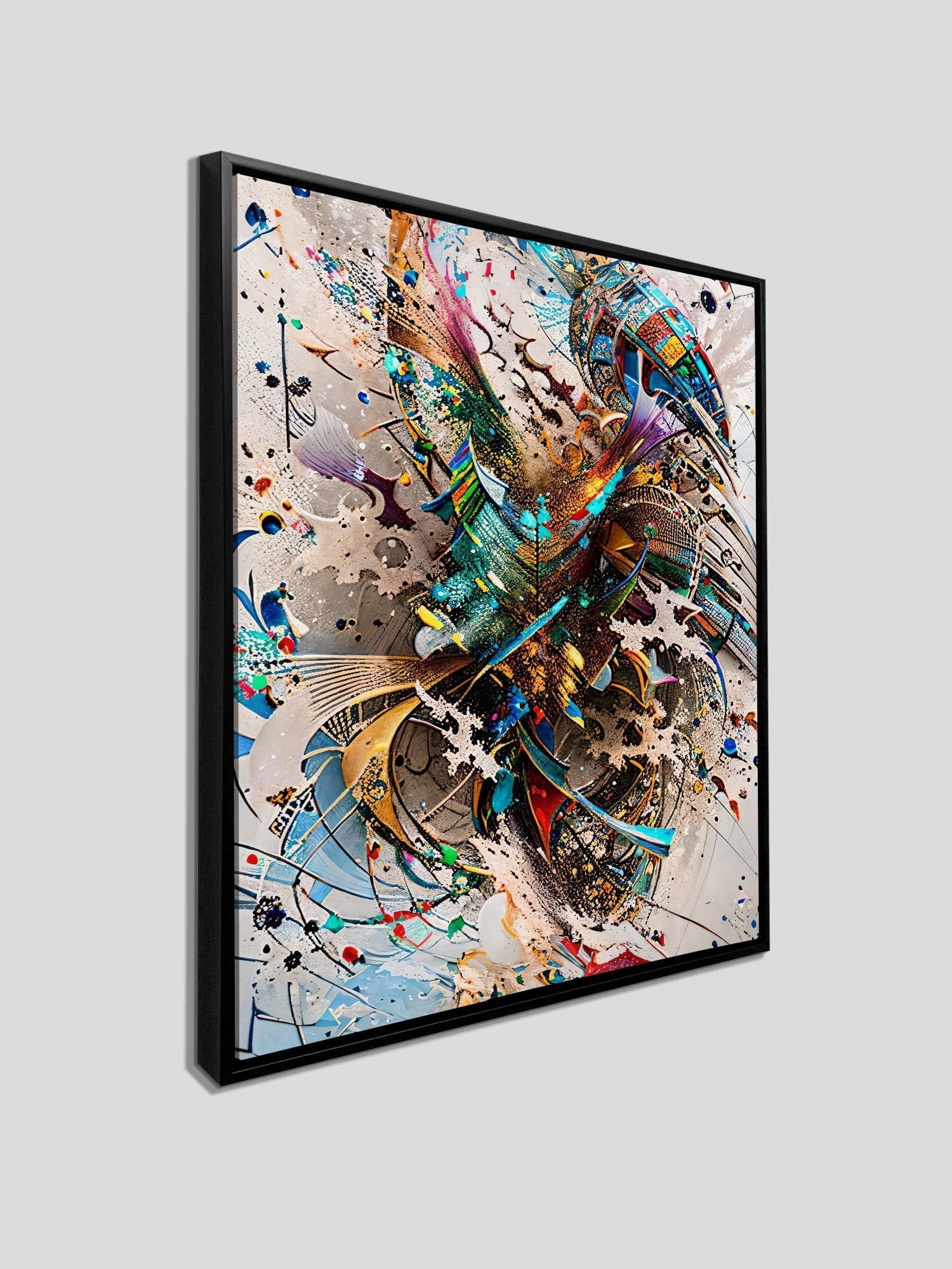 Art mural - Abstrait 1 - Impression sur toile - Œuvre d'art