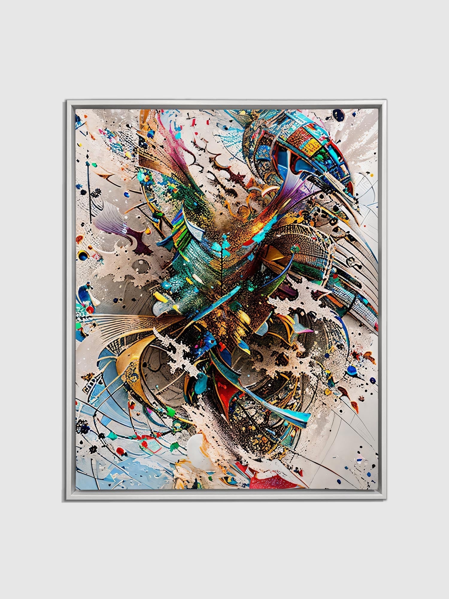 Art mural - Abstrait 1 - Impression sur toile - Œuvre d'art