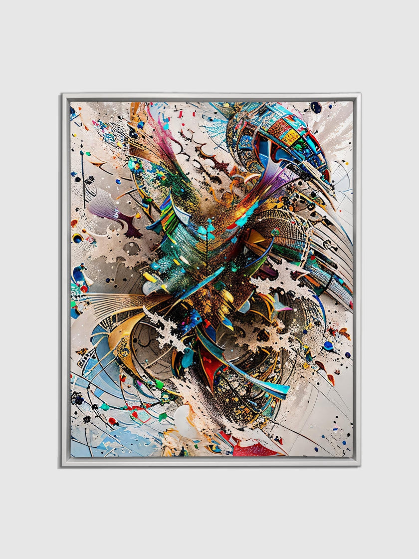 Art mural - Abstrait 1 - Impression sur toile - Œuvre d'art