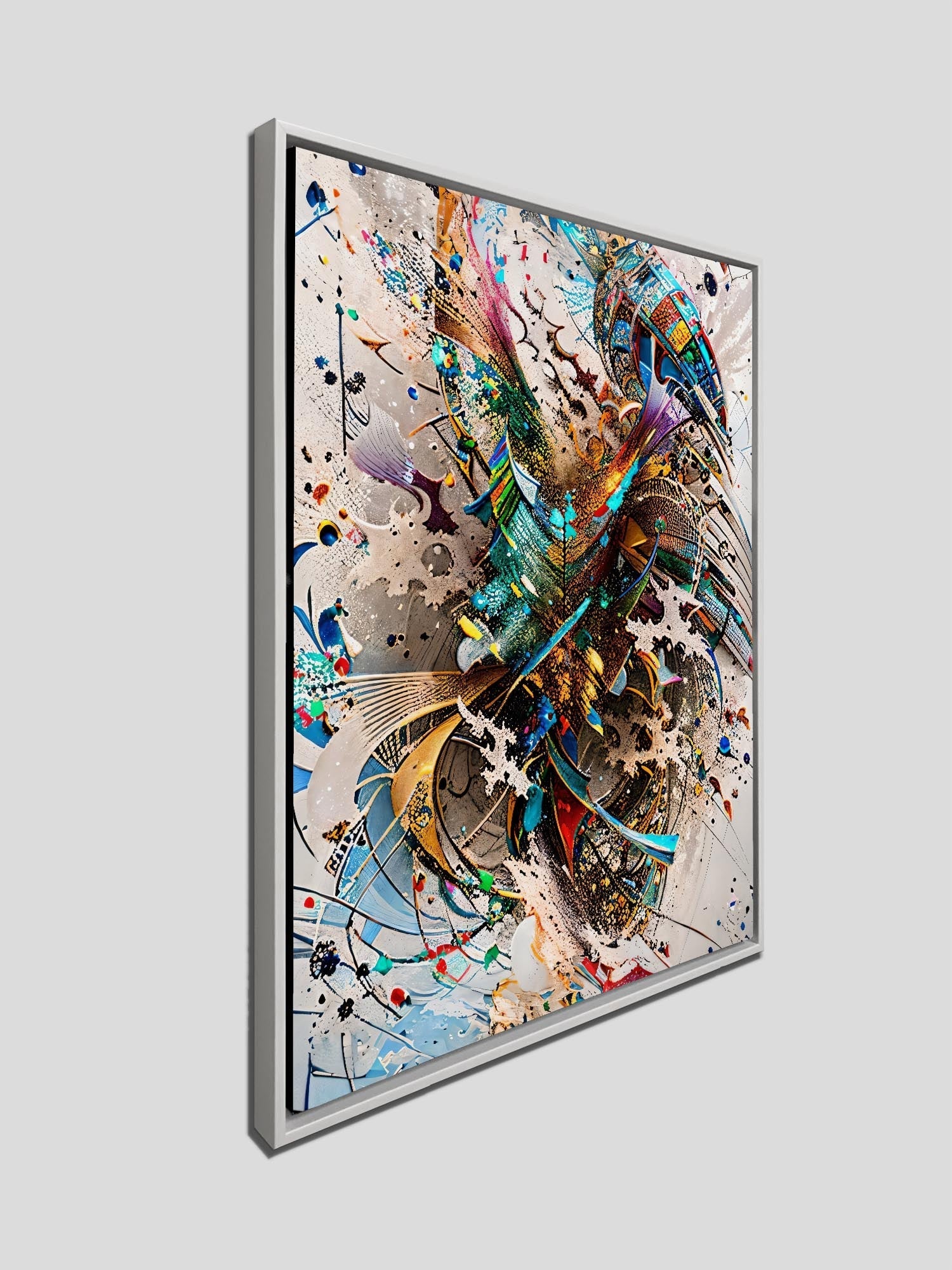Art mural - Abstrait 1 - Impression sur toile - Œuvre d'art