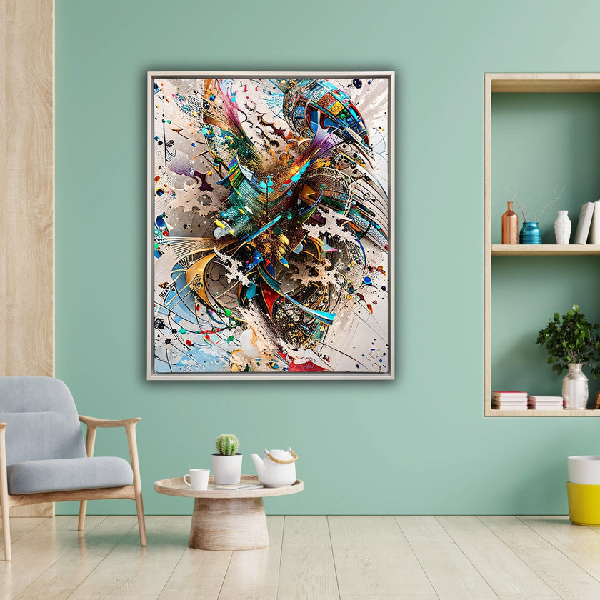Art mural - Abstrait 1 - Impression sur toile - Œuvre d'art