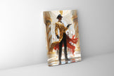 Art mural - Retour vers le futur, le pistolero - Impression sur toile - Décoration d'intérieur