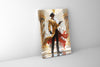 Art mural - Retour vers le futur, le pistolero - Impression sur toile - Décoration d'intérieur