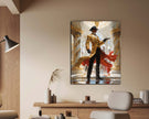 Art mural - Retour vers le futur, le pistolero - Impression sur toile - Décoration d'intérieur