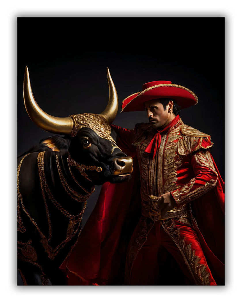 Wall Art Bullfighter 36
