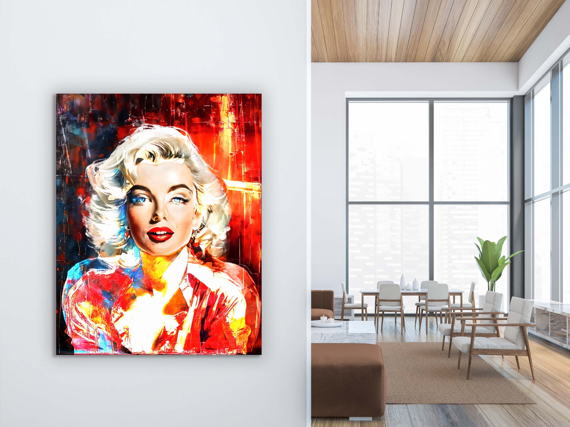 Wall Art Captivating Marylinn Monroe