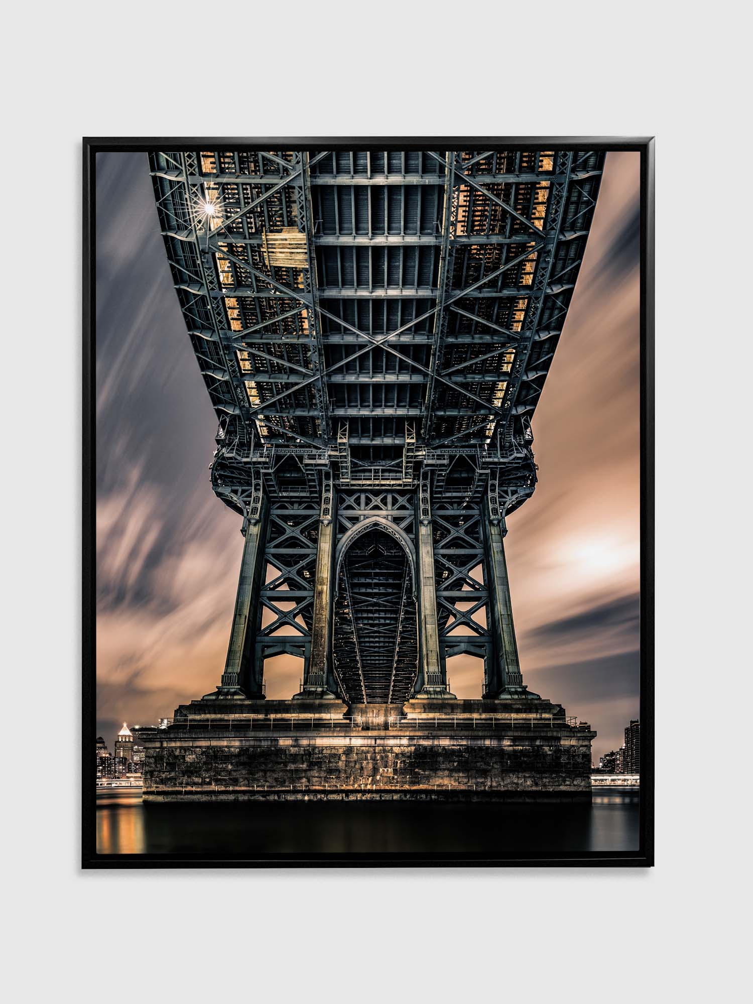 Art mural : symétrie du pont