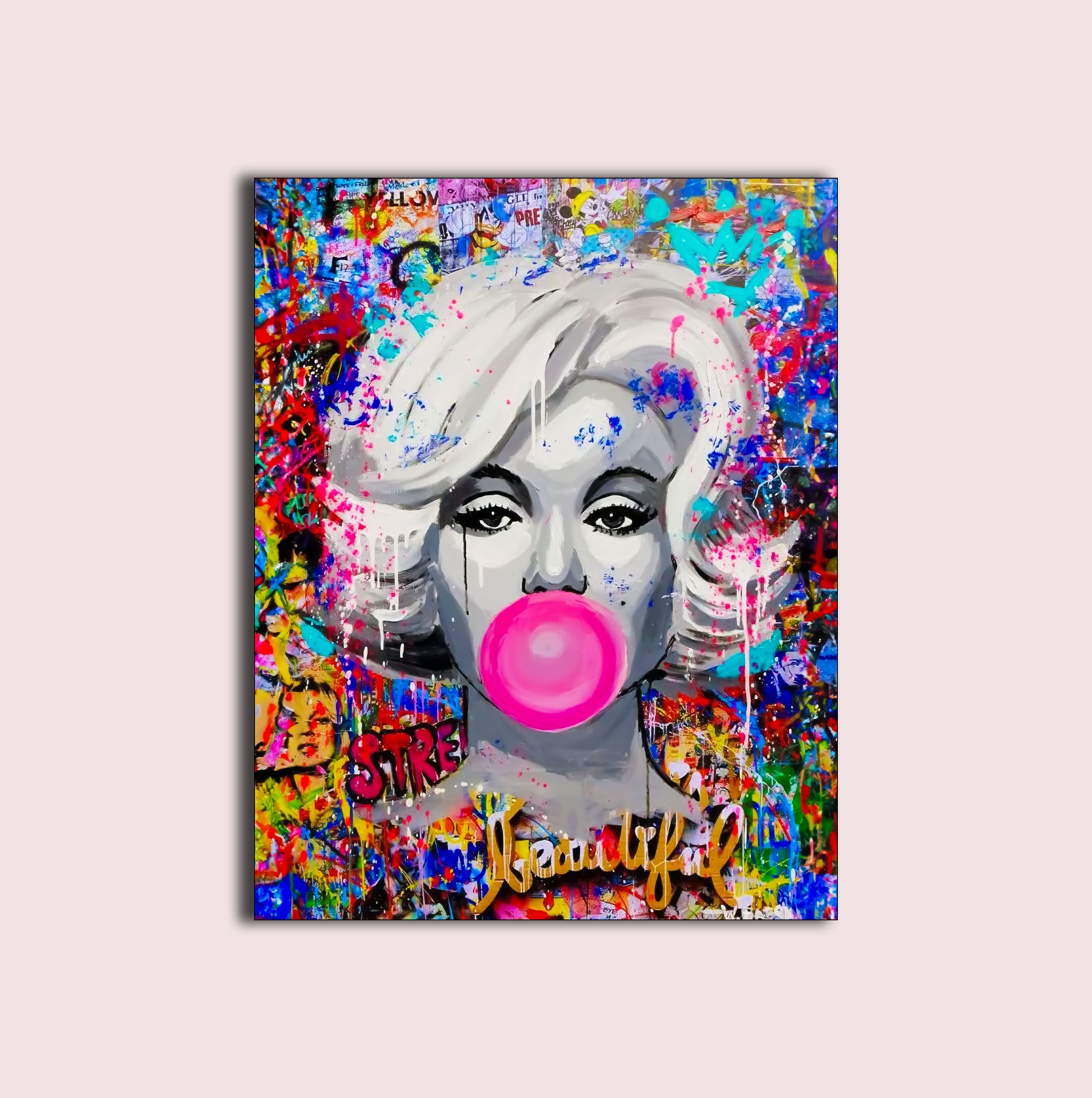 Graffiti de Marilyn Monroe 36x48