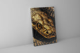 Wall Art Golden Snake 36