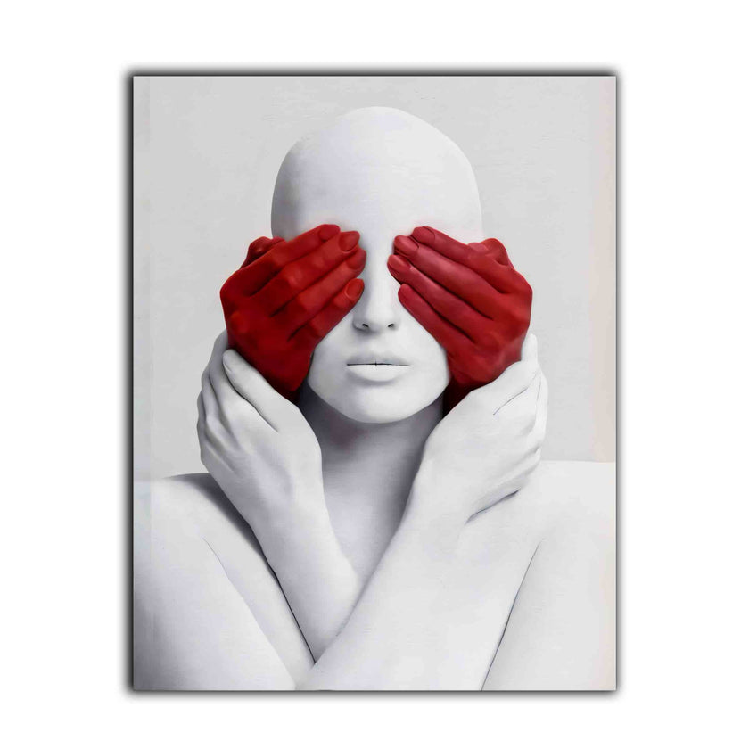Peek-a-boo - Impression sur toile