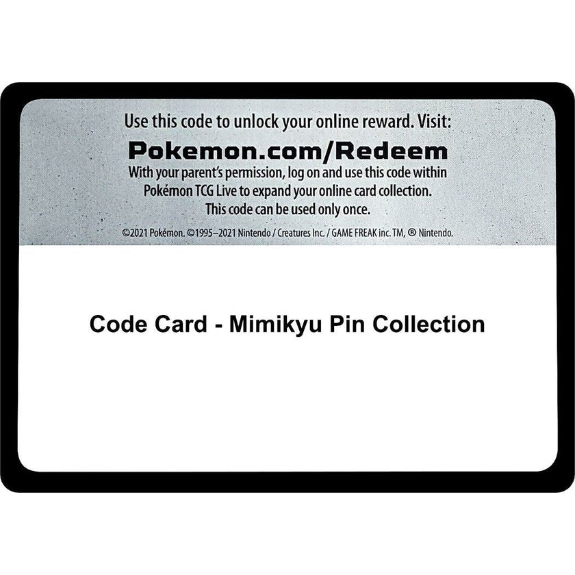Code Card - Mimikyu Pin Collection (SM01)