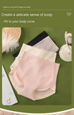 Women's Seamless Silk-Smooth Mid-Waist Shaping Briefs Hip-Lifting Body Control