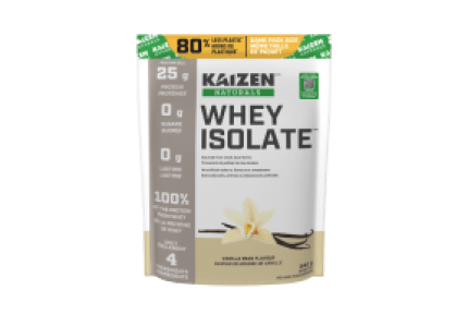 Kaizen Naturals - Whey Isolate - Vanilla Bean (840g)
